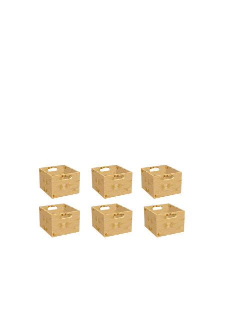 Stapelboxen - Set, 6 Stück