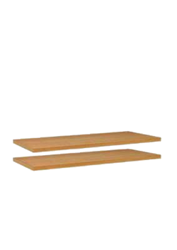 Regalzubehör - 2 Fachböden zu Regalen mit 89 cm Breite