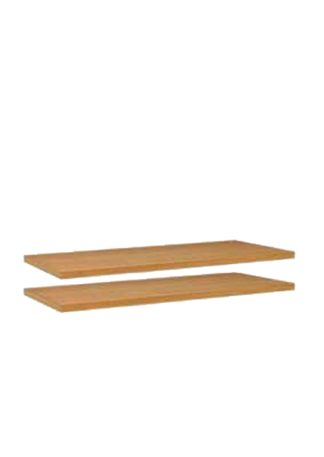 Regalzubehör - 2 Fachböden zu Regalen mit 89 cm Breite