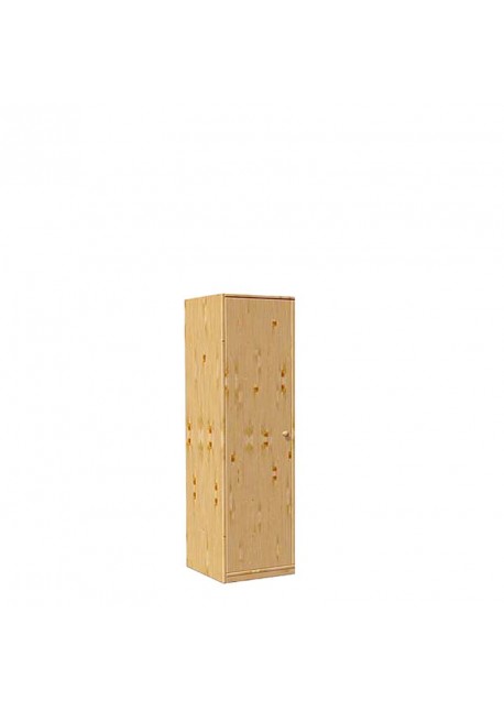 Kleiderschrank  aus Massivholz, 1 Drehtüre, Höhe 123cm