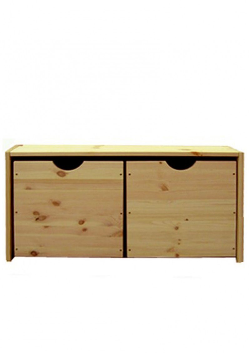 Regalsystem aus Holz, Universalregal, Aufbewahrungsmöbel mit Boxen auf