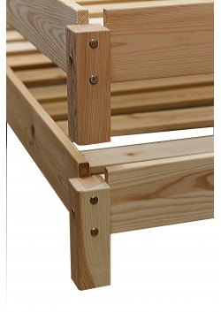 2 Stapelbetten,  Holz Liegen  60 x 120 cm, Kiefer Holz massiv, direkt vom deutschen Hersteller