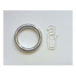 Ring in der Farbe Chrom/Silber glänzend