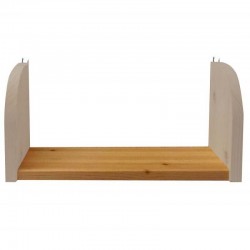 Hängeregal Bücherbord-Set, 3 Wandregale Holz massiv Breite 35 cm, direkt  vom deutschen Hersteller online bestellen