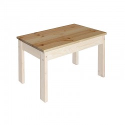 Kindertisch Beistelltisch 1, Holz massiv, Höhe 47 cm, direkt vom