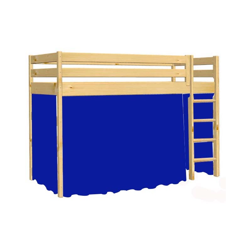 Lilokids Bettvorhang Blau rot, Vorhang für Hochbett und Etagenbett