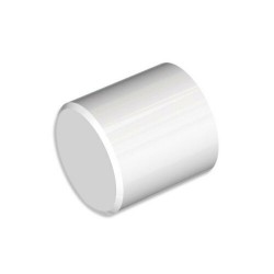 4 Endkappen für Vorhangstangen / Gardinenstangen mit Ø 20 mm Farbe weiß